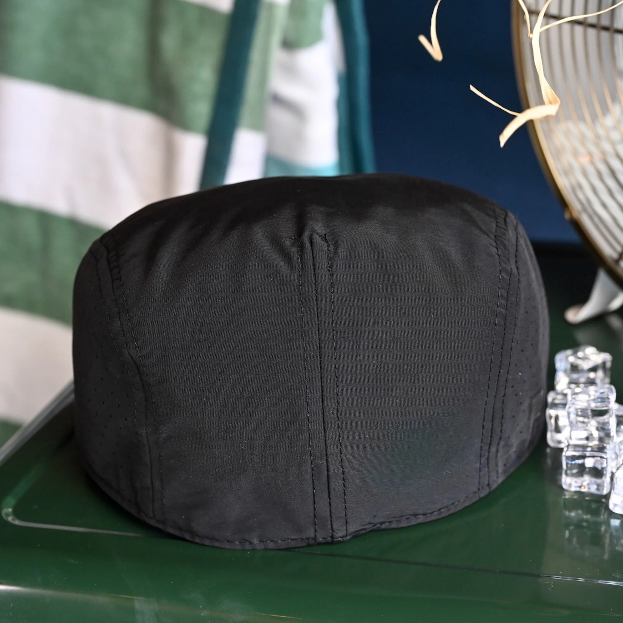The Cool Air Single Panel Boston Scally Cap - Black - Image 12
