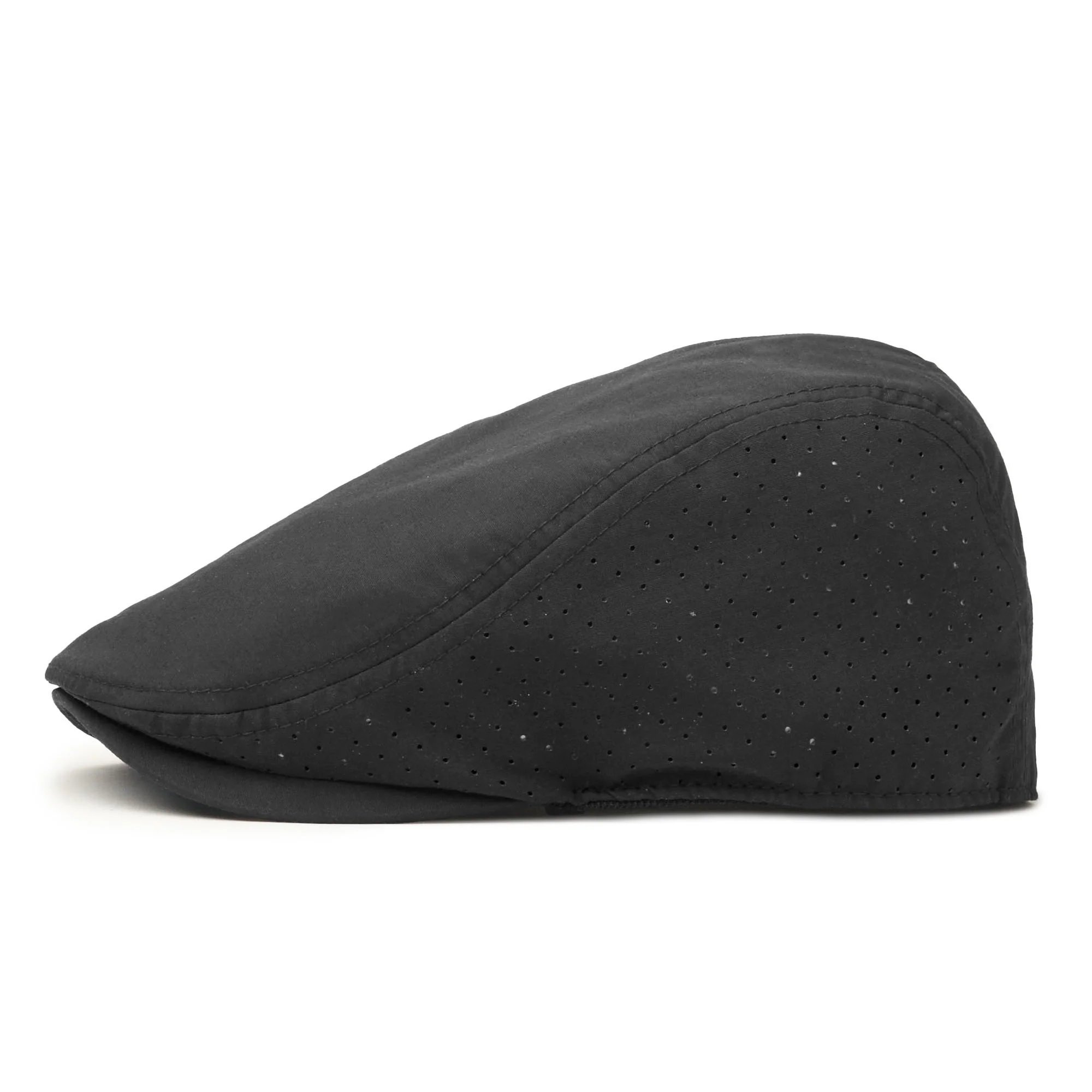 The Cool Air Single Panel Boston Scally Cap - Black - Image 8