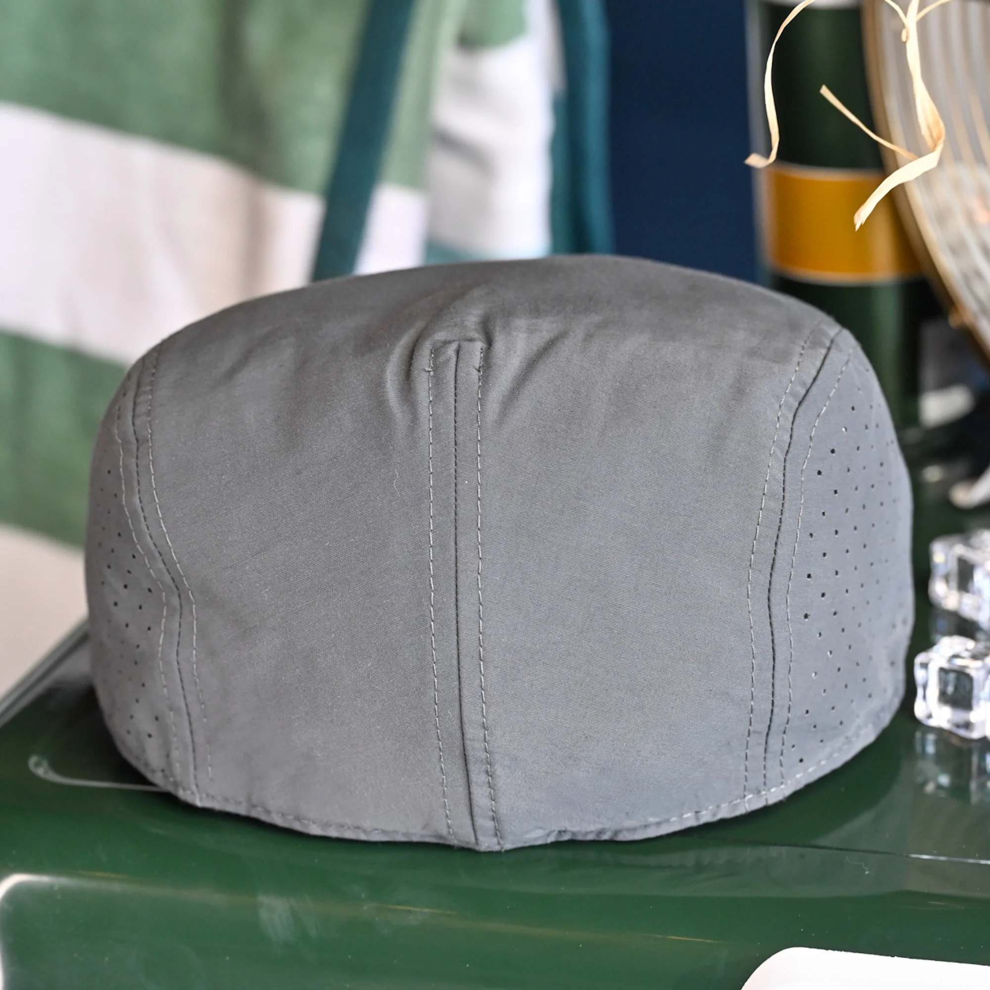 The Cool Air Single Panel Boston Scally Cap - Dark Grey - Image 12