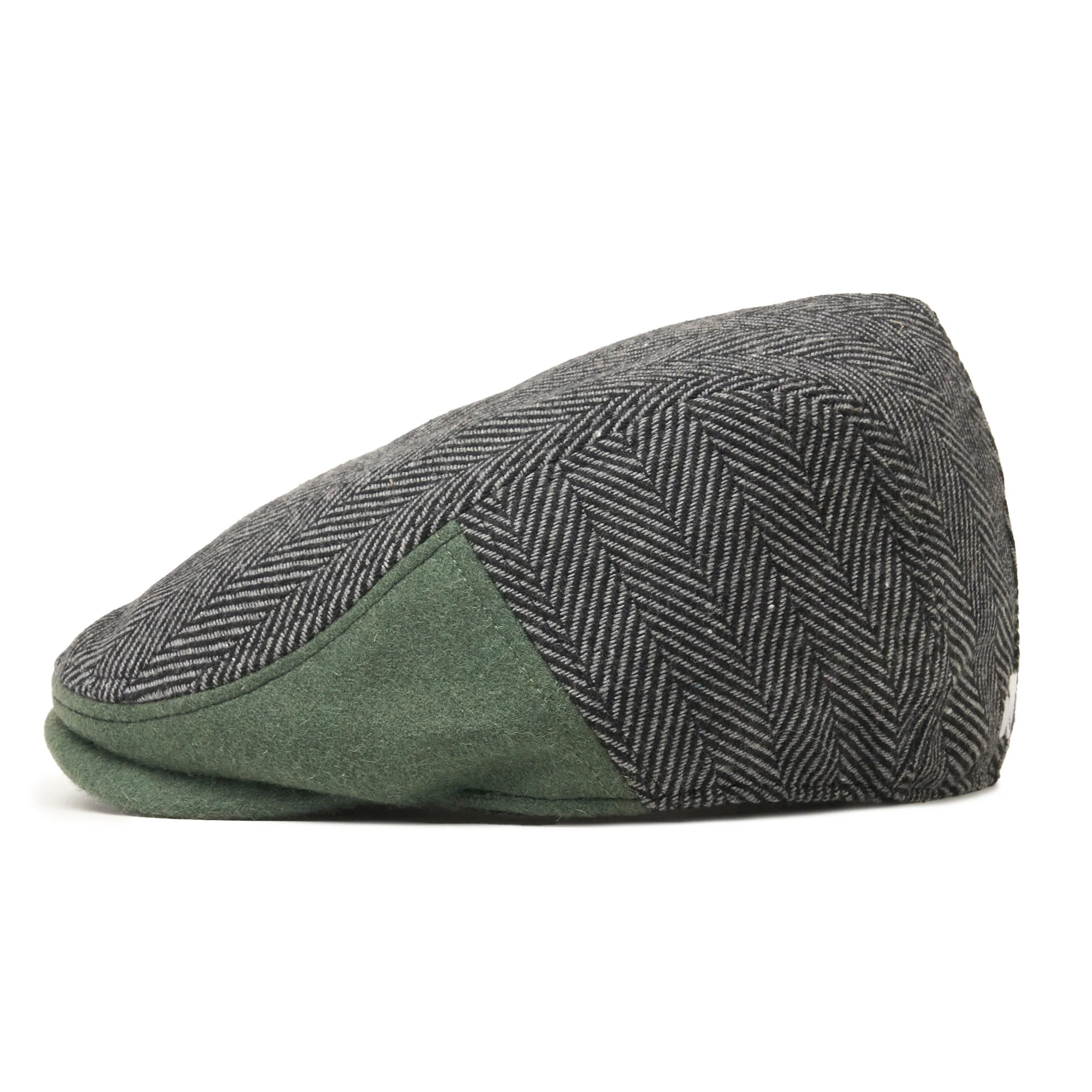 The Southie Boston Scally Cap - Grey Herringbone - Image 7