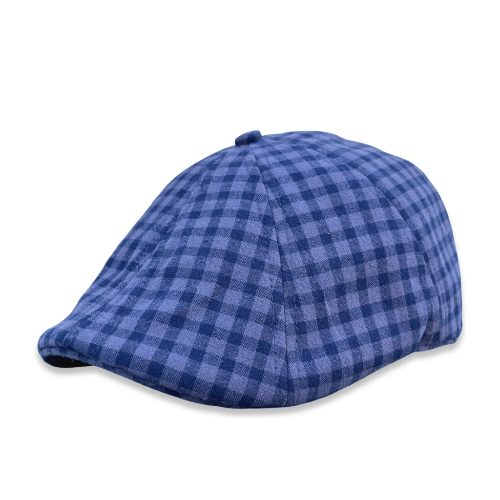 The Stand Boston Scally Cap - Blue Harvest Plaid - Image 3