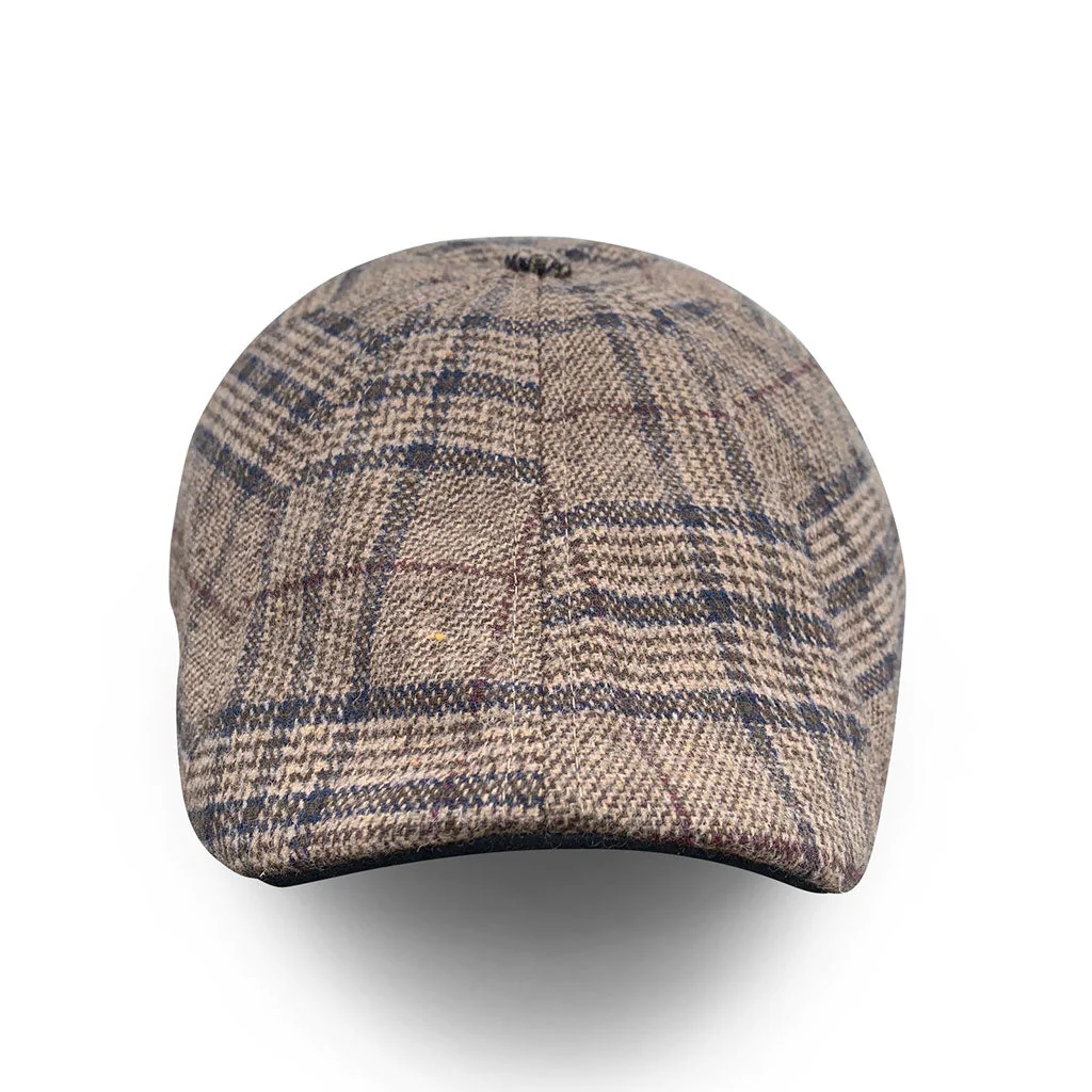 The Sunday Boston Scally Cap - Brown Amber & Navy - Image 3