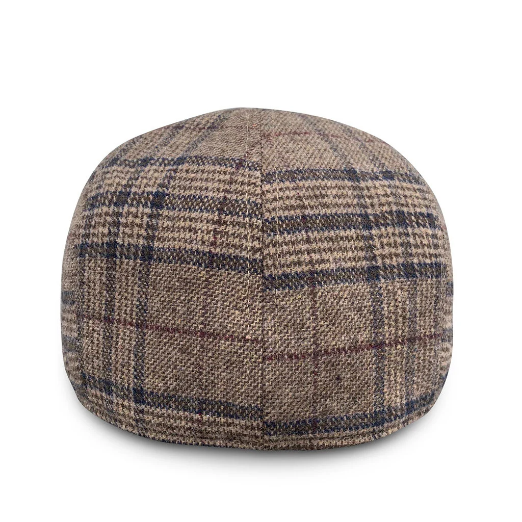 The Sunday Boston Scally Cap - Brown Amber & Navy - Image 4