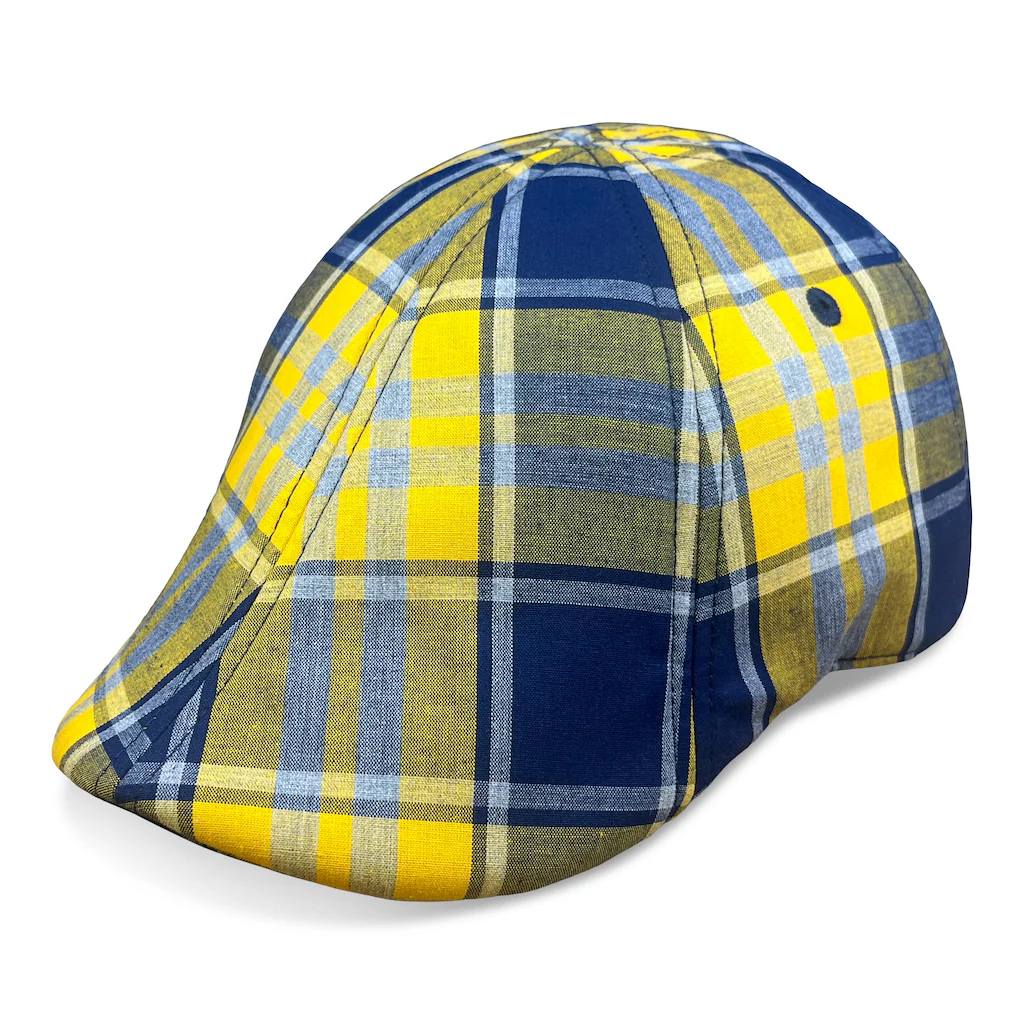 The Sweetwater Plaid Trainer Boston Scally Cap - Goldwater - Image 3