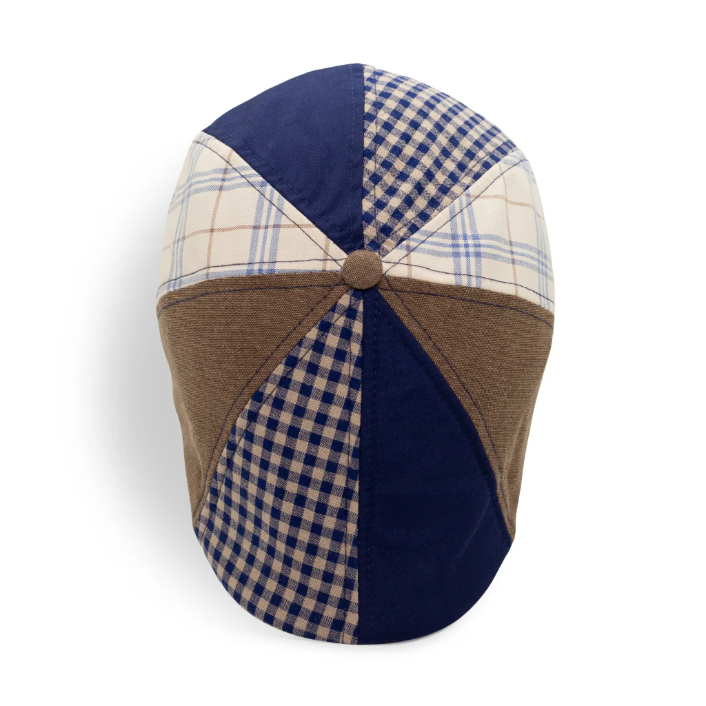 The Triple Crown Boston Scally Cap - Plaid Patchwork - Image 4