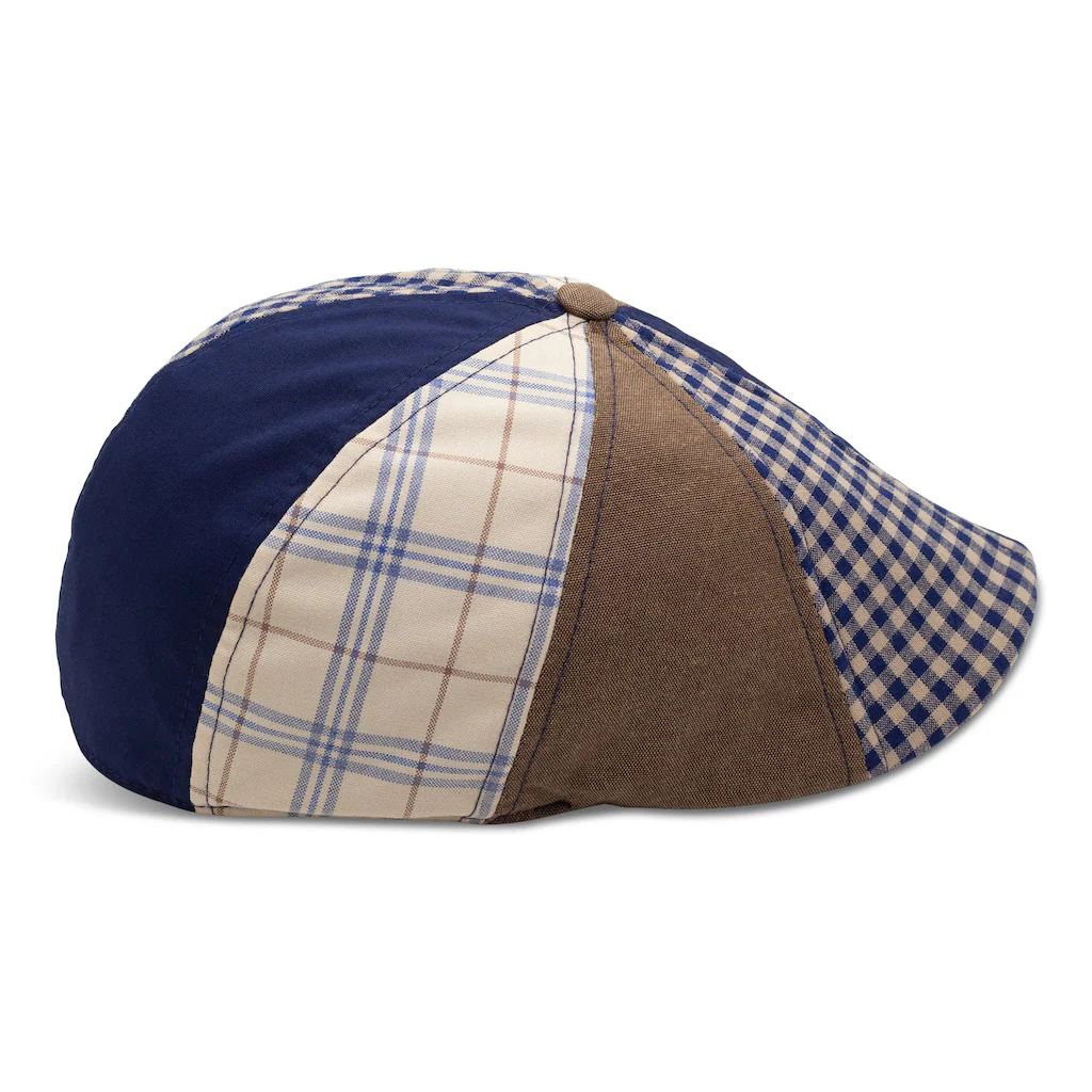 The Triple Crown Boston Scally Cap - Plaid Patchwork - Image 6
