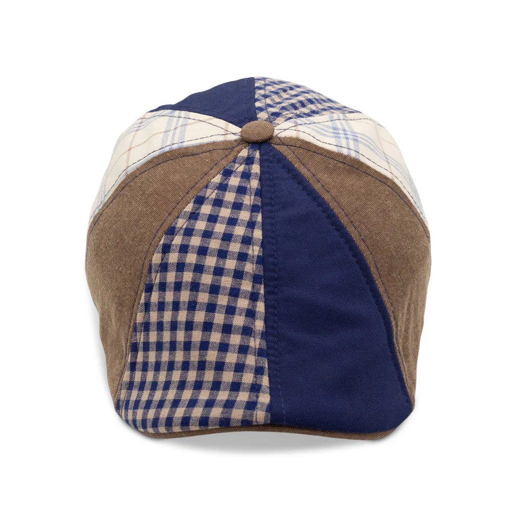 The Triple Crown Boston Scally Cap - Plaid Patchwork - Image 8