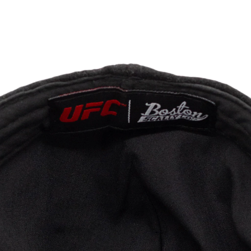 The UFC Six Panel Boston Scally Cap - Black - Image 7