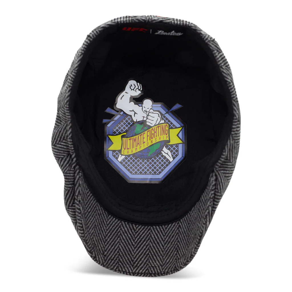 The UFC Ulti-Man Boston Scally Cap - Grey Herringbone - Image 3