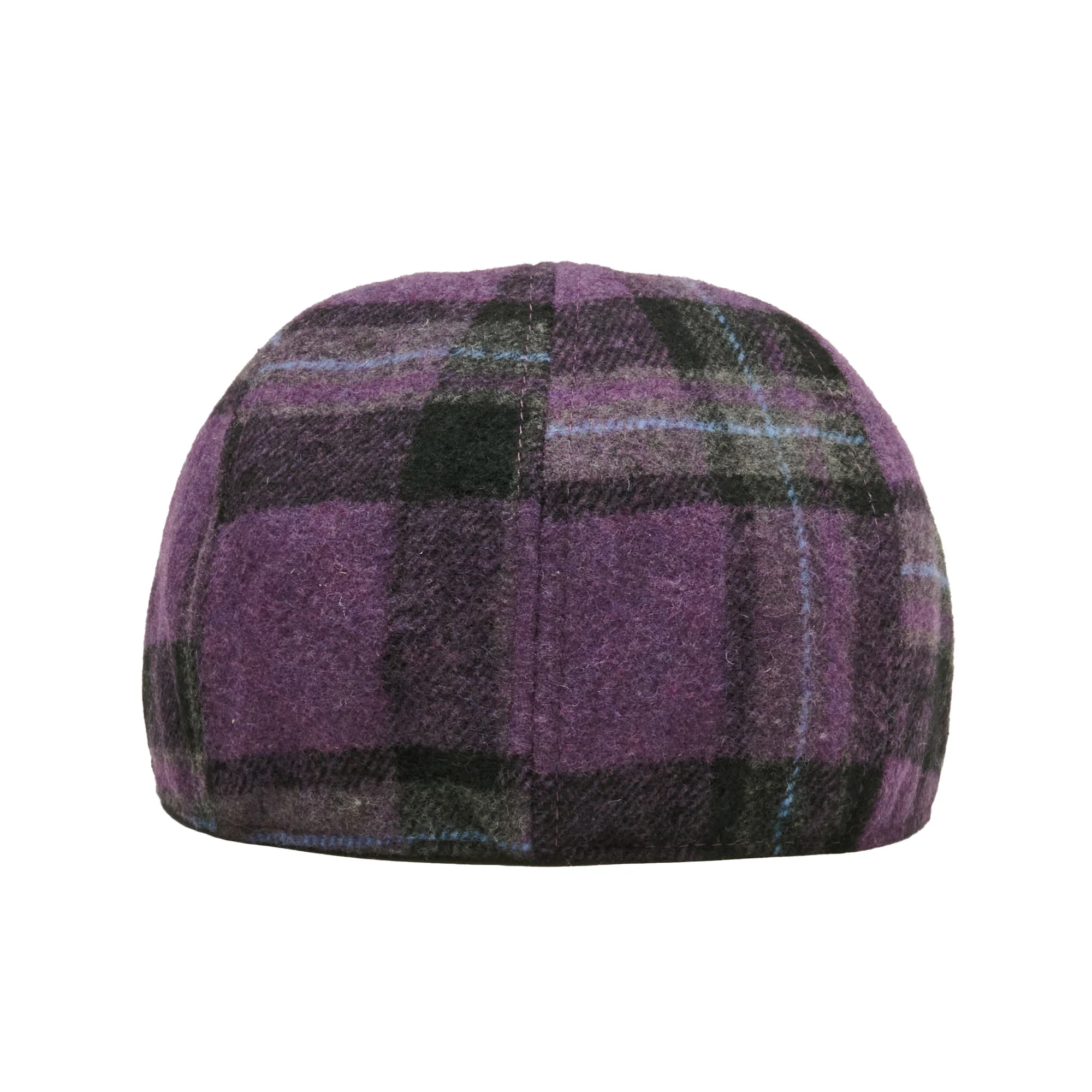 The Violet Rose Plaid Peaky Boston Scally Cap - Purple Plaid - Image 6