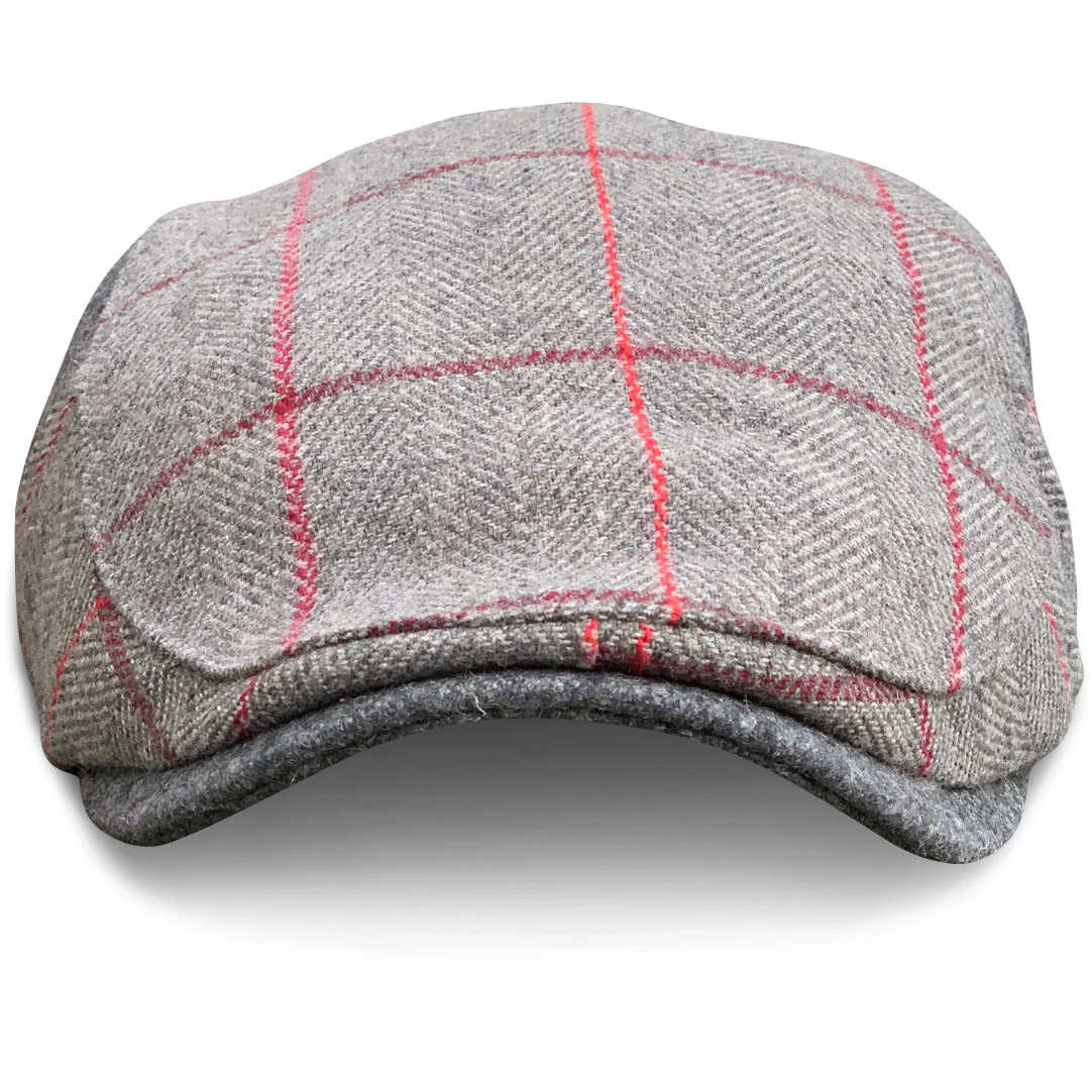 The Whiskey Boston Scally Cap - Cherry Oak Plaid - Image 3