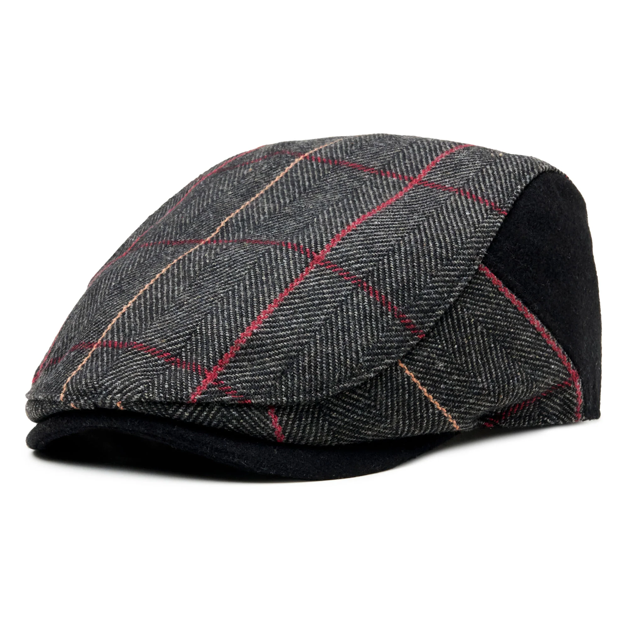 The Whiskey Boston Scally Cap - Smoke & Rye Plaid - Image 3