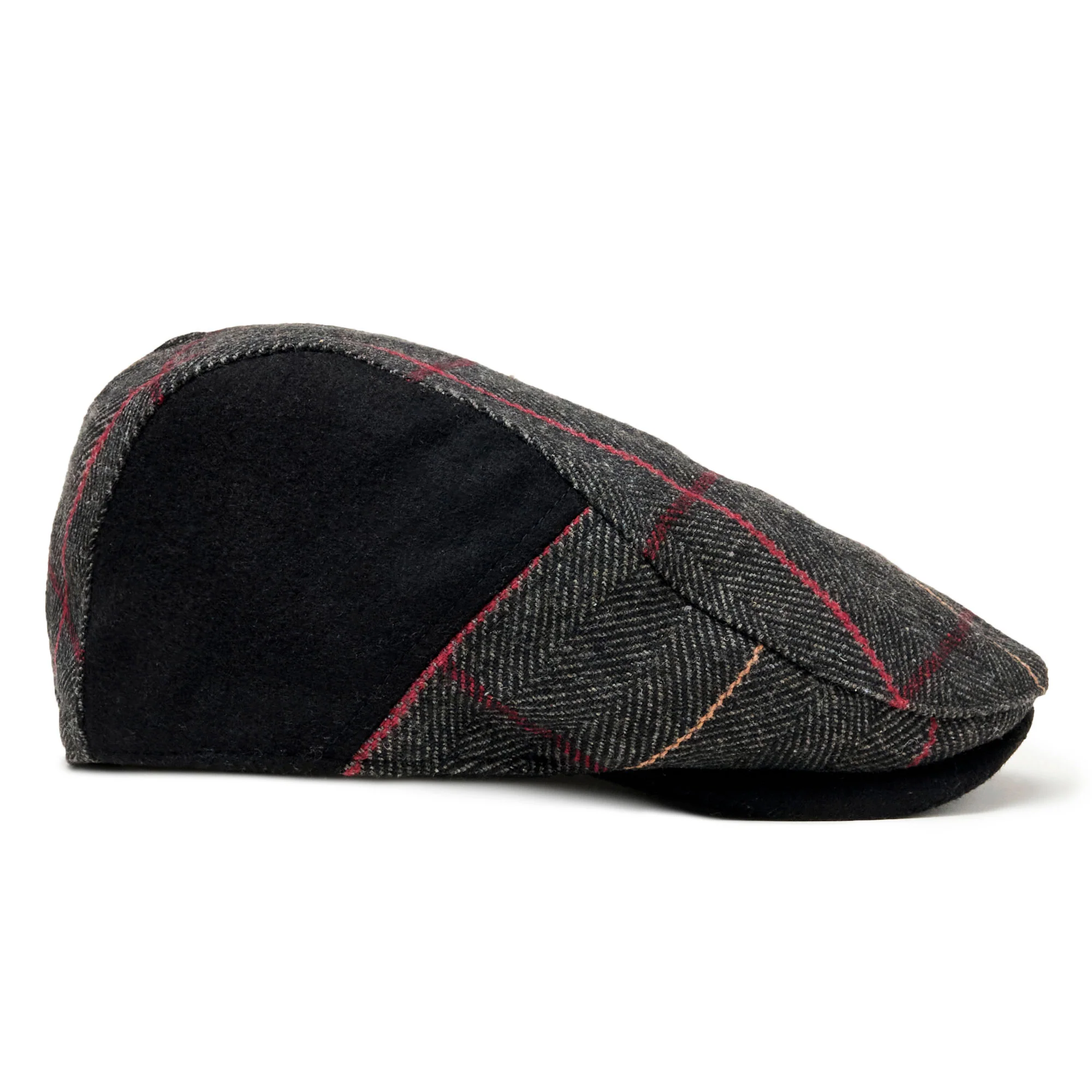 The Whiskey Boston Scally Cap - Smoke & Rye Plaid - Image 8
