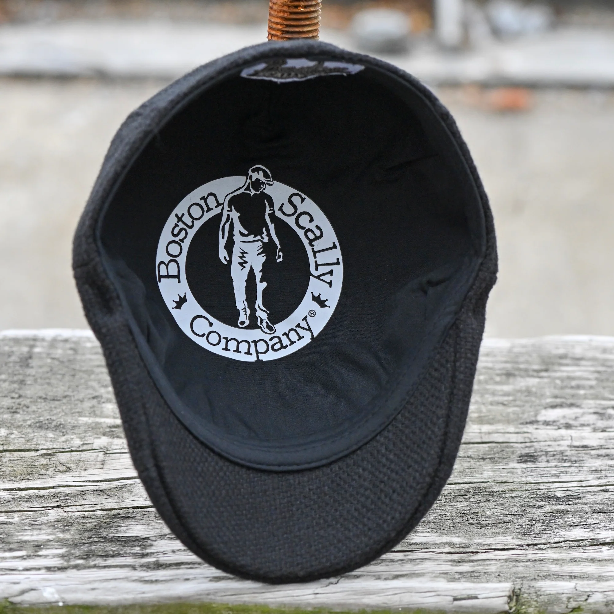 The Woven Peaky Boston Scally Cap - Black - Image 10