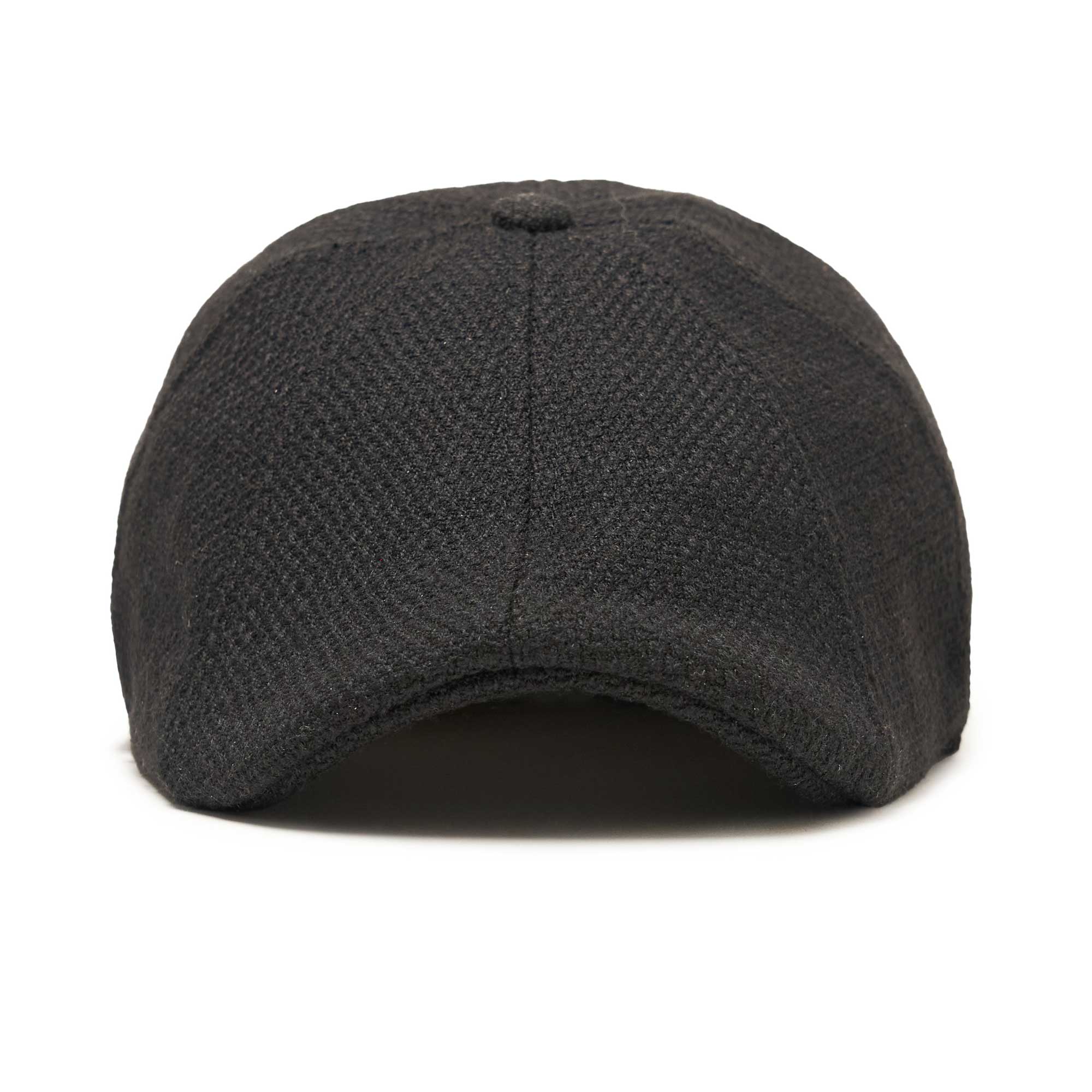 The Woven Peaky Boston Scally Cap - Black - Image 4