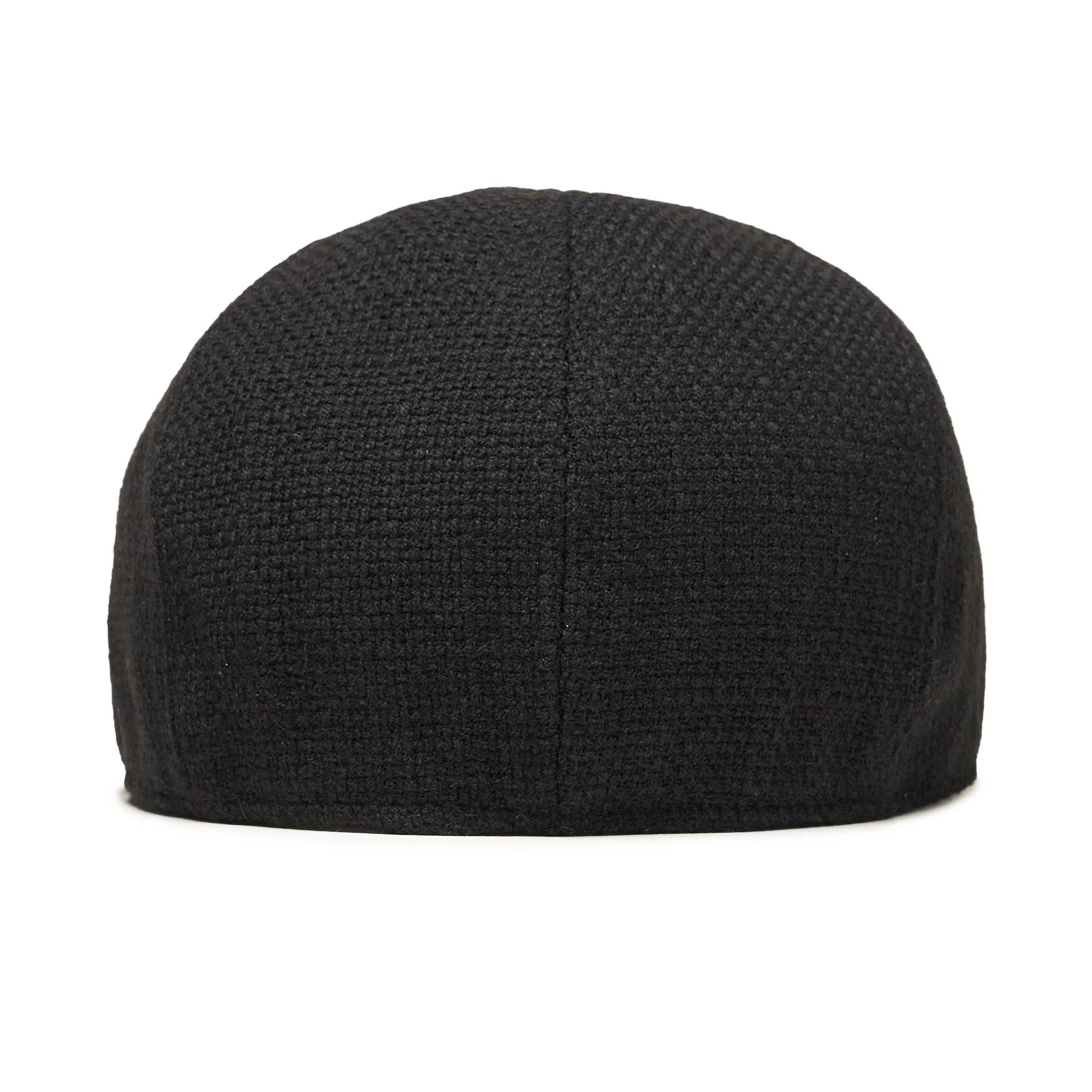 The Woven Peaky Boston Scally Cap - Black - Image 5