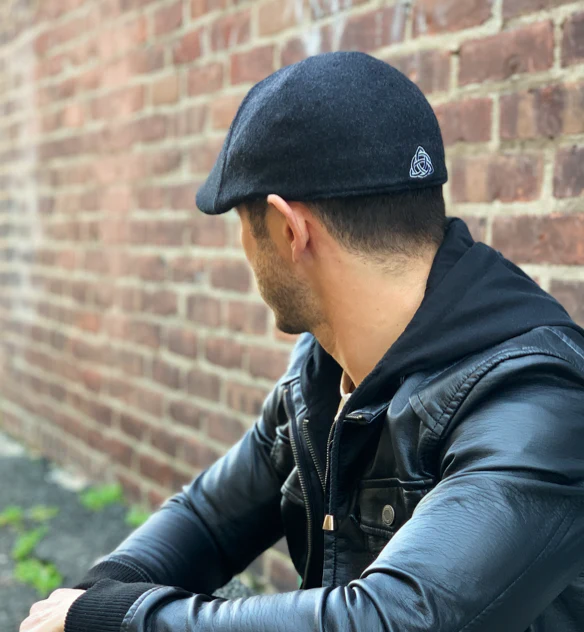 The Trinity Boston Scally Cap - Black & Smoke - Image 8